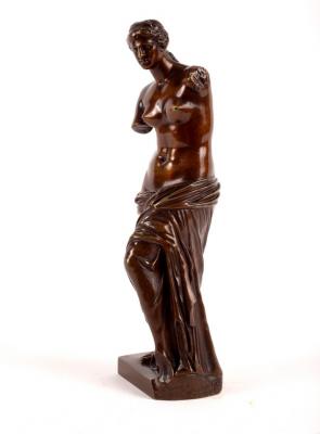 After Sauvage/Venus/bronze, 26cm high