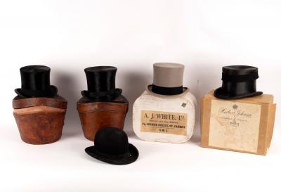 A black silk top hat, Lincoln Bennett