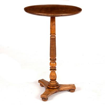 A 19th Century circular table on