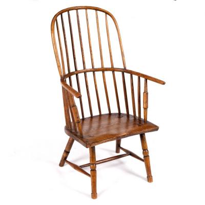 A Windsor type stick back chair