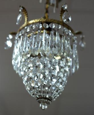An early 20th Century ceiling light,