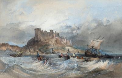 George Balmer British 1806 1846 Bamburgh 2dd993