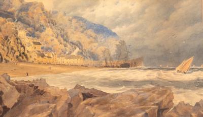 William Turner of Oxford/Coastal Scene/possibly