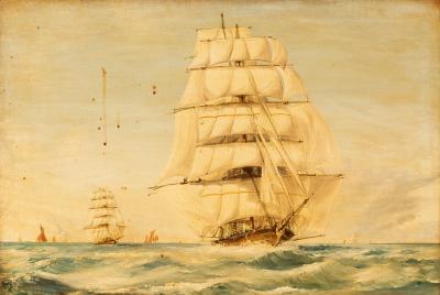 Follower of Montague Dawson Crowded 2dd9ce