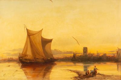 James Webb (British c.1825-1895)/View