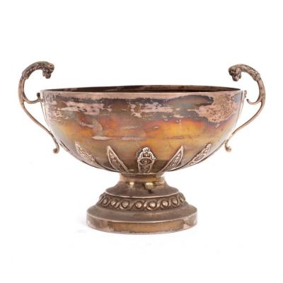 A French silver bowl, pseudo 18th