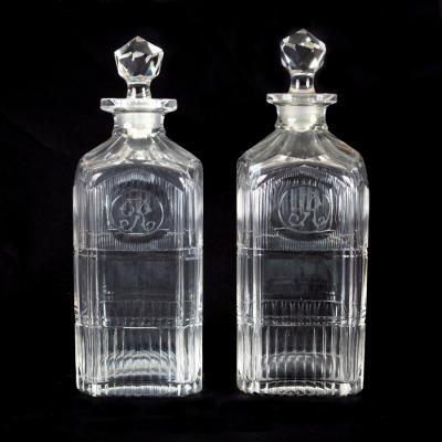 A pair of Georgian glass square 2dda42