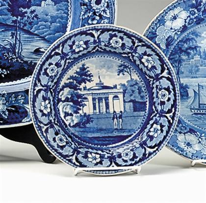  Historical blue transferware 495dd