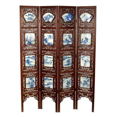 A Chinese four panel screen each 2ddad6