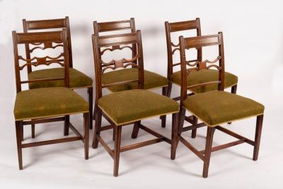 A set of six George III mahogany 2ddae0