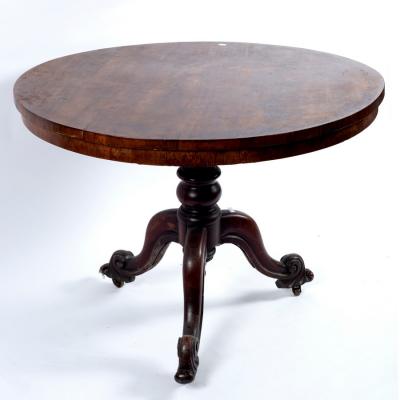 A Victorian rosewood breakfast table,