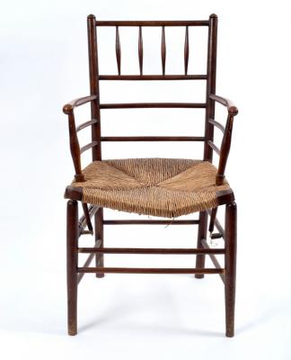 A beech wood armchair, Morris &