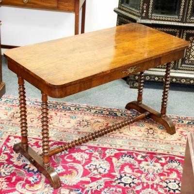 A William IV rosewood table, circa