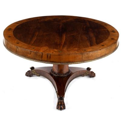 A Regency rosewood library table  2ddb8e