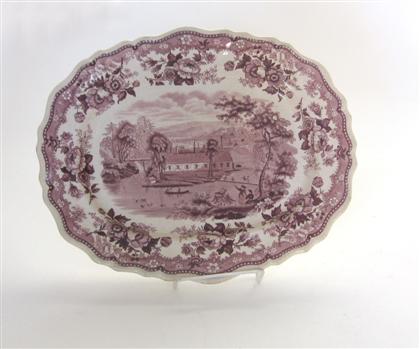  Historical purple transferware 49610