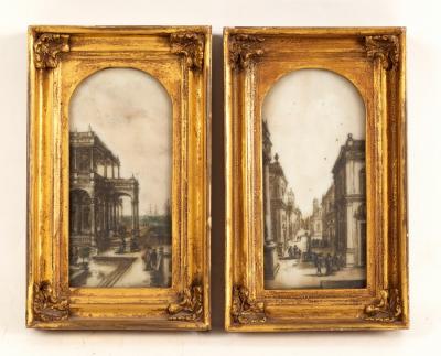 Late 18th Century Italian School Townscapes 2ddcc8