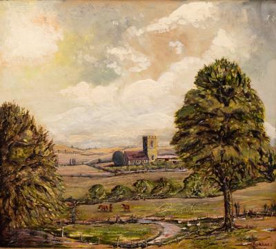 Albert Charles Ribbans (British 1903-1966)/Landscape