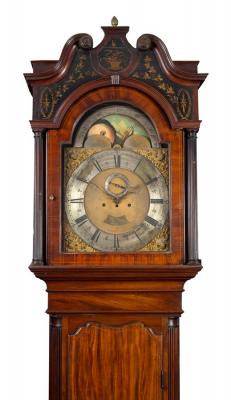 A George III mahogany eight-day