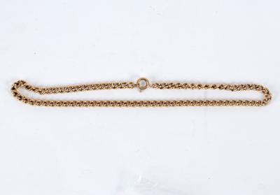 A 9ct yellow gold curb link chain 2ddd82