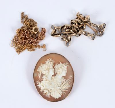 A Victorian carved shell cameo