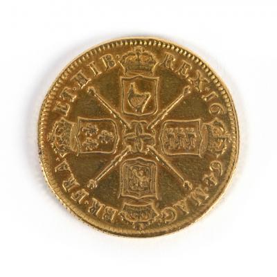 A Charles II gold two guinea coin  2dddaf