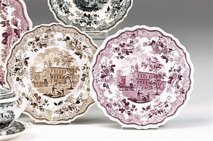  Two historical transferware 49632