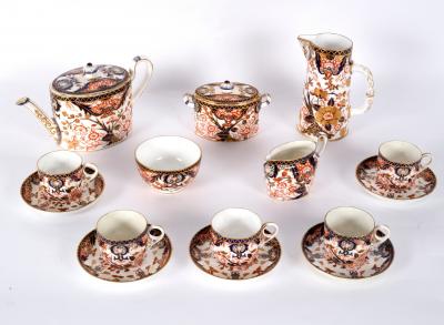 A Derby Imari pattern part tea 2dde0e