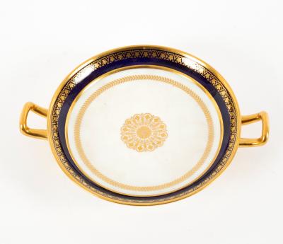 A Sèvres coupe, 1820, the shallow bowl
