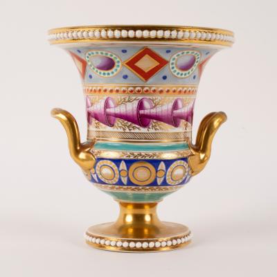 A Spode campana vase, circa 1810,