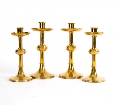 Two similar pairs of candlesticks with