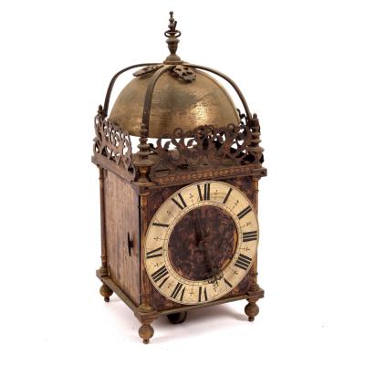 A 19th Century brass lantern type clock