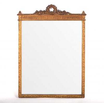 A rectangular giltwood wall mirror  2ddfd7