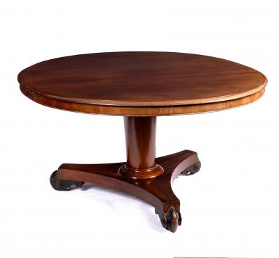 An early Victorian circular table on