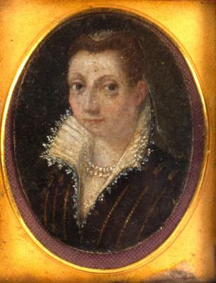 17th Century School/Portrait miniature