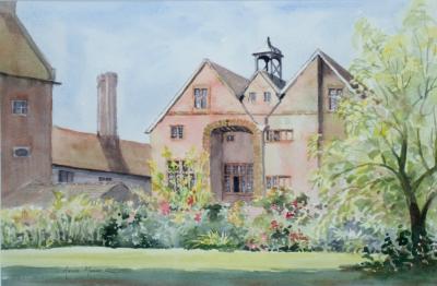 Angie Merris Harvington Hall watercolour  2de053