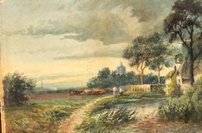 Manner of David Cox/Landscape with