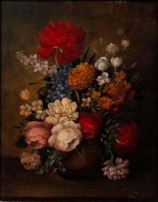 E Piet/Still Life of Flowers in