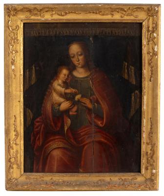 17th Century Flemish School/Madonna