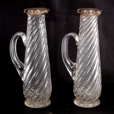 A pair of Victorian silver mounted 2de183