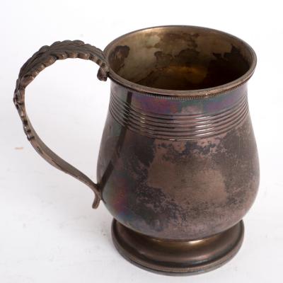 A George IV silver mug, George