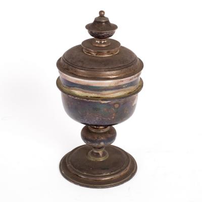 An Edwardian silver ciborium, Lambert,