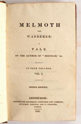 [Maturin, Charles Robert] Melmoth