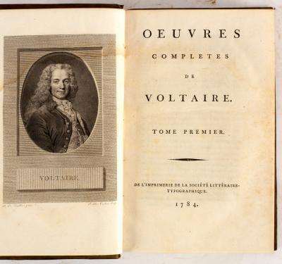 Voltaire, F.M.A. de. Oeuvres Completes,