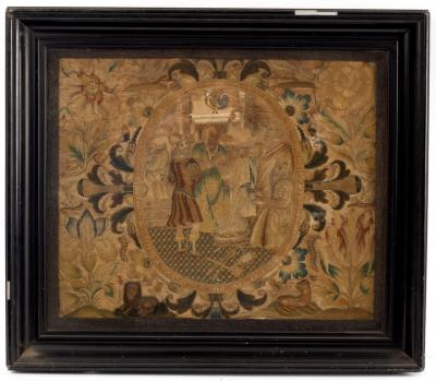 A 17th Century needlework picture,