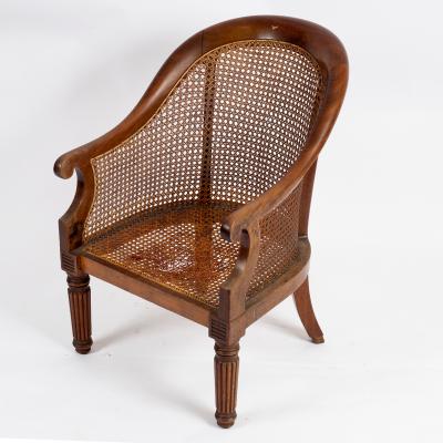 A William IV rosewood bergère,