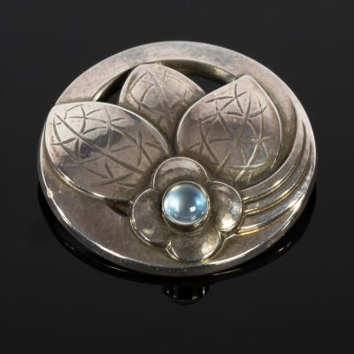 Georg Jensen, a Danish silver and moonstone