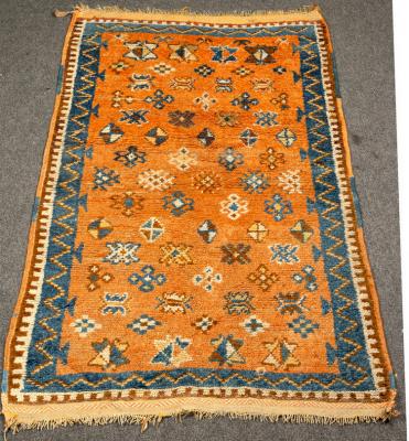 A Moroccan rug modern copper red 2de346