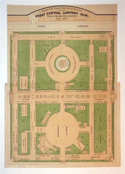 1 piece Color Lithographic Plan  496be