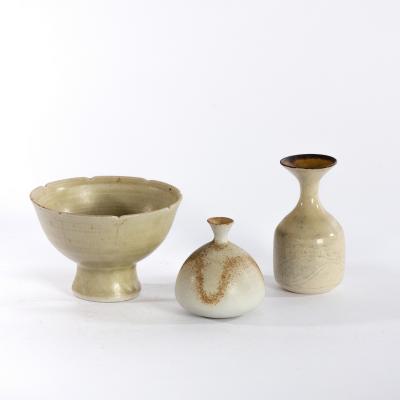 Anne James, a stoneware footed