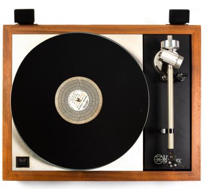 Linn Sondek, an LP12 turntable in teak,